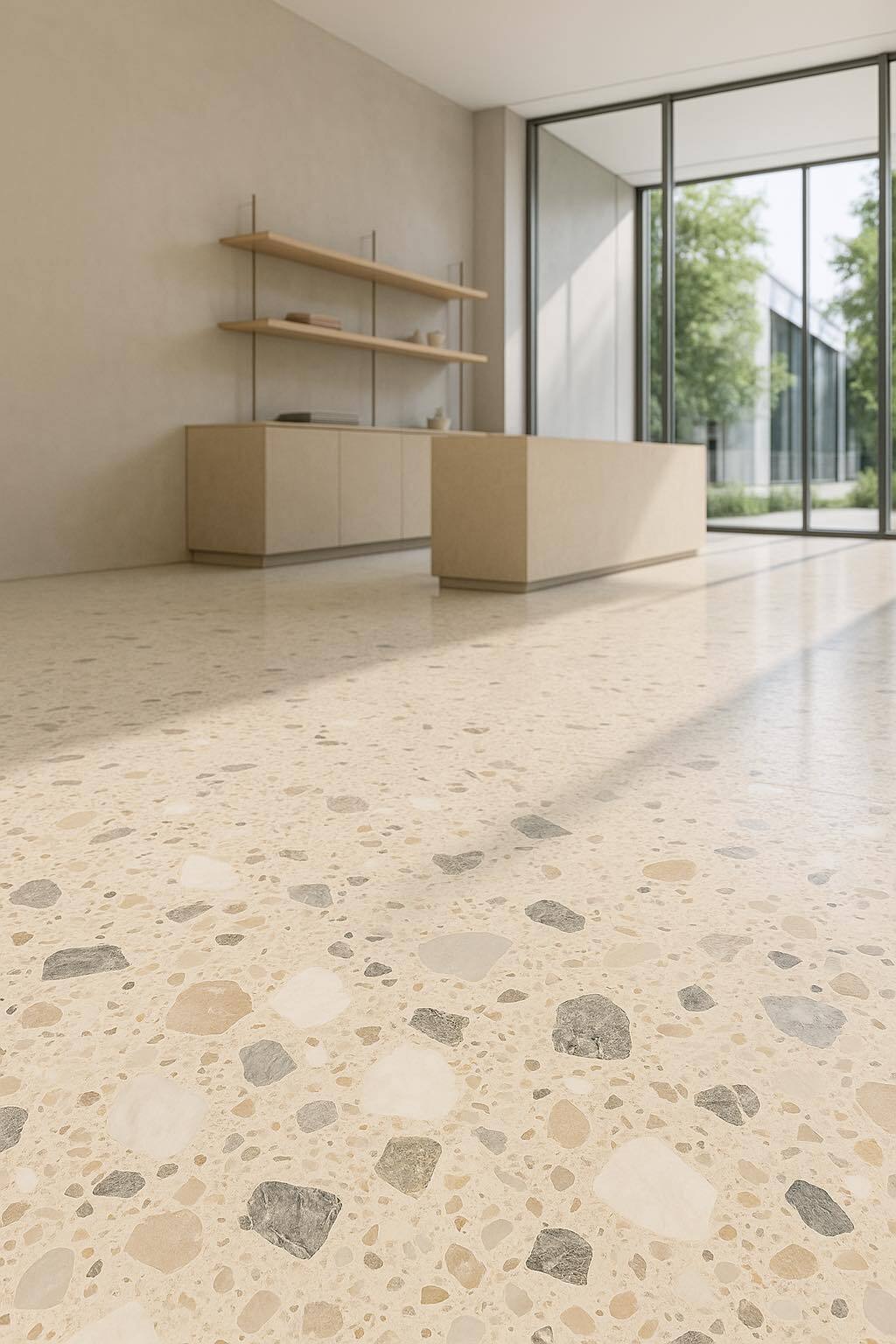 MOWA TERRAZZO Ponadczasowa elegancja zamknięta w kamieniu. Podłogi MOWA MICRO TERRAZZO to połączenie klasycznego piękna z nowoczesnym designem